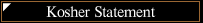 Kosher Statement